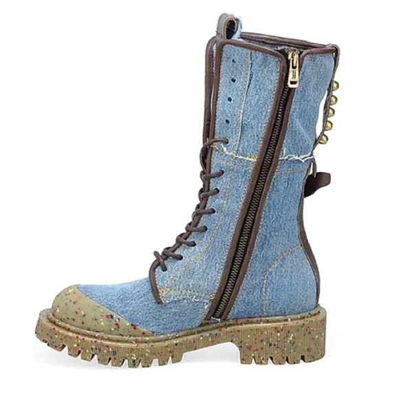 AS 98 Denim Combert Boots NWT - Picture 6 of 7